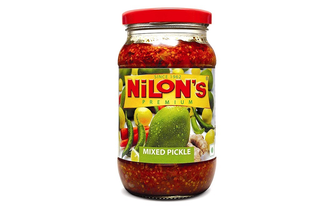 Nilon's Premium Mixed Pickle    Glass Jar  400 grams